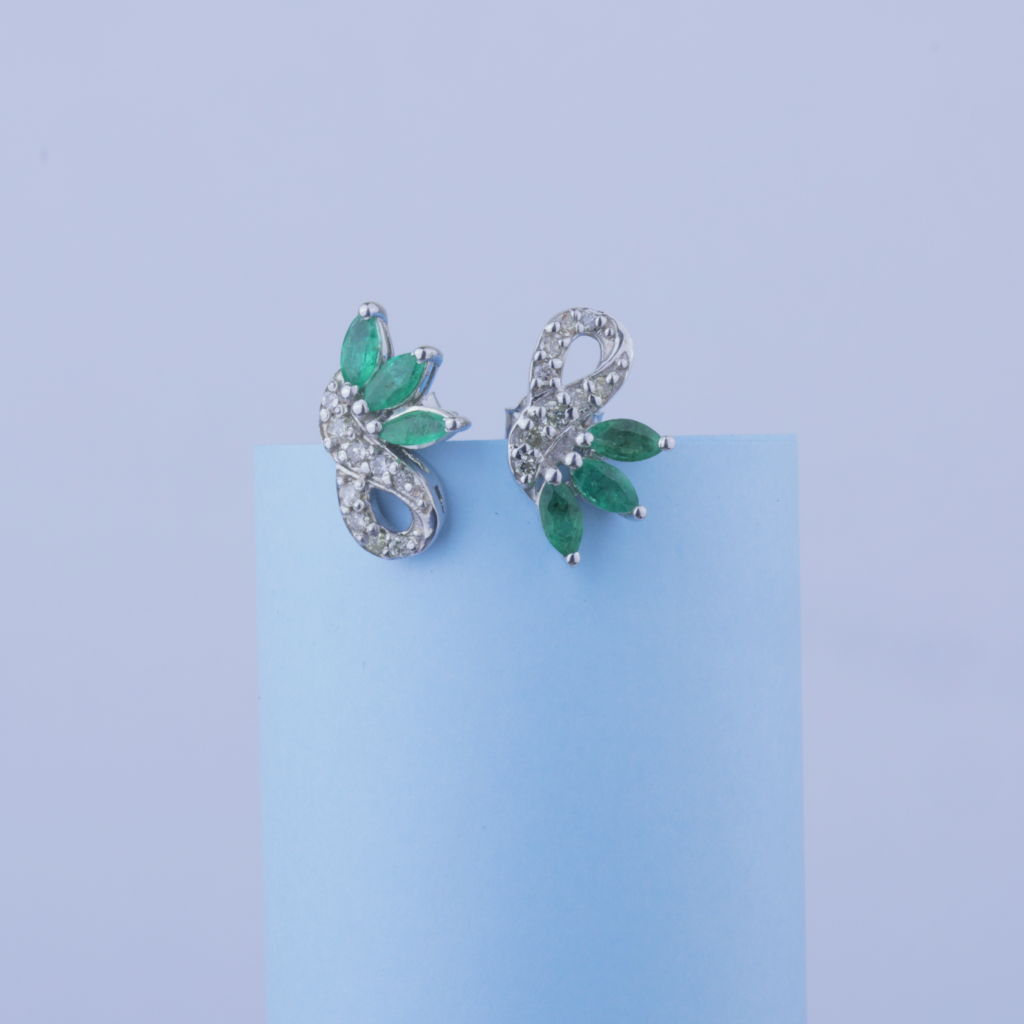 Pakhi - Emerald Earrings - CME-509