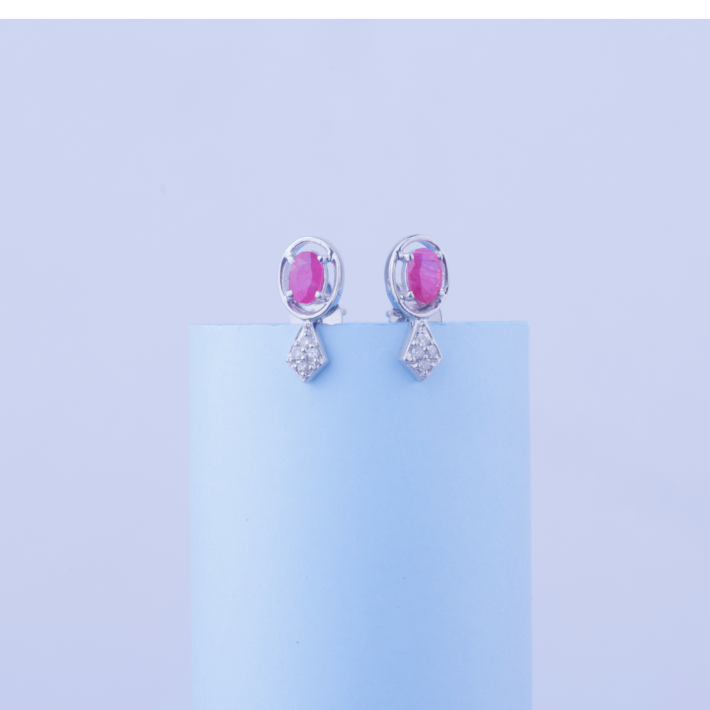 Kumudini - Ruby Earrings - CME-512