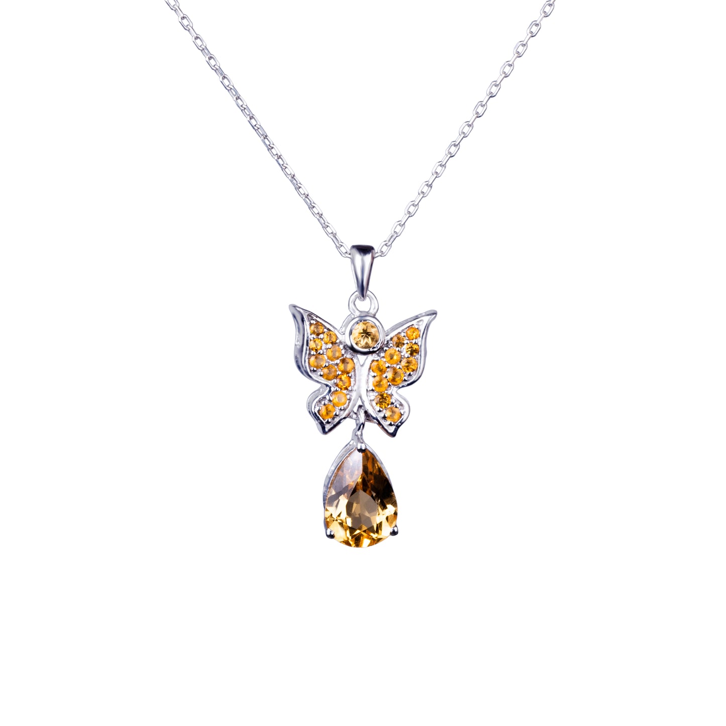 Sharanya - Citrine Pendant - CMP-110
