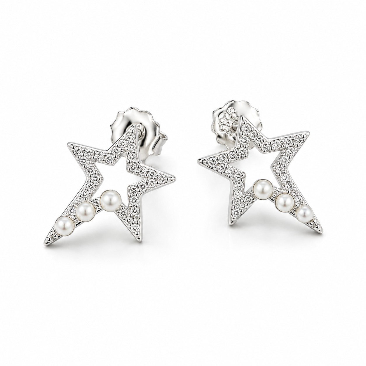 Pearl Star Studs