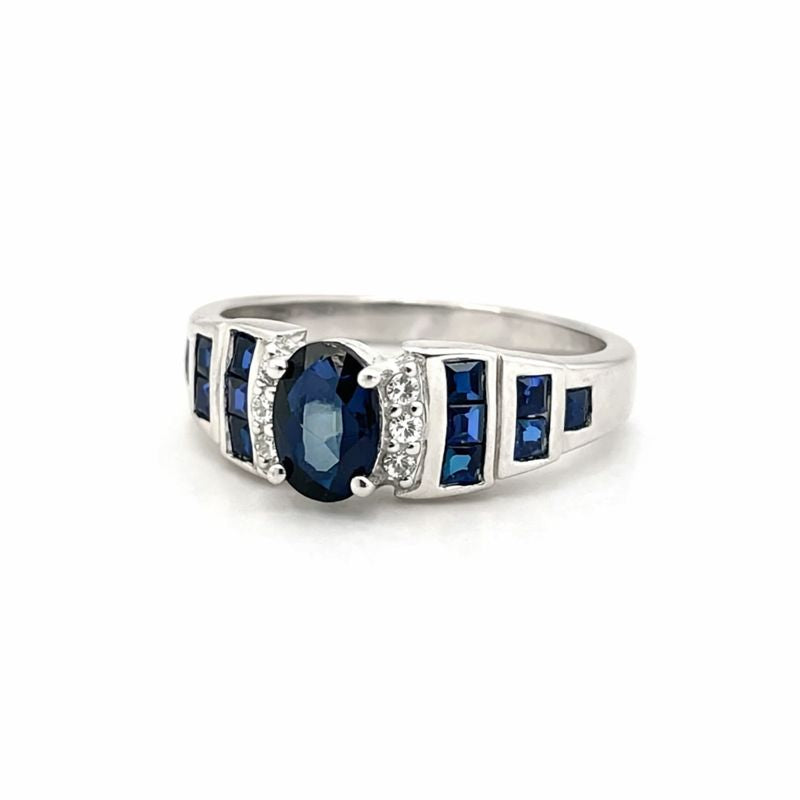 Midnight Royale Sapphire Ring- CMR-204