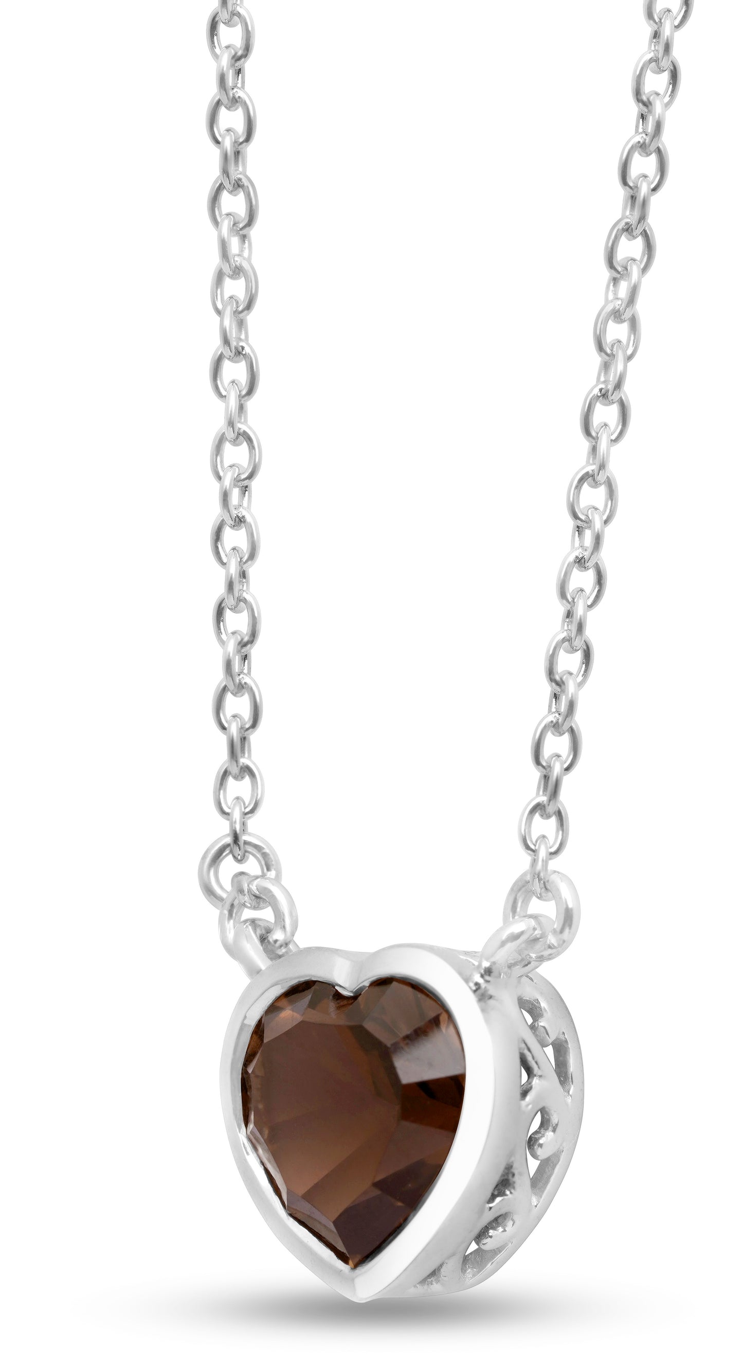 Smoky Topaz pendant with chain CMP- 134