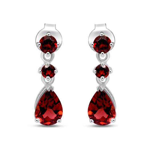 Crimora-Garnet Earring CME-549