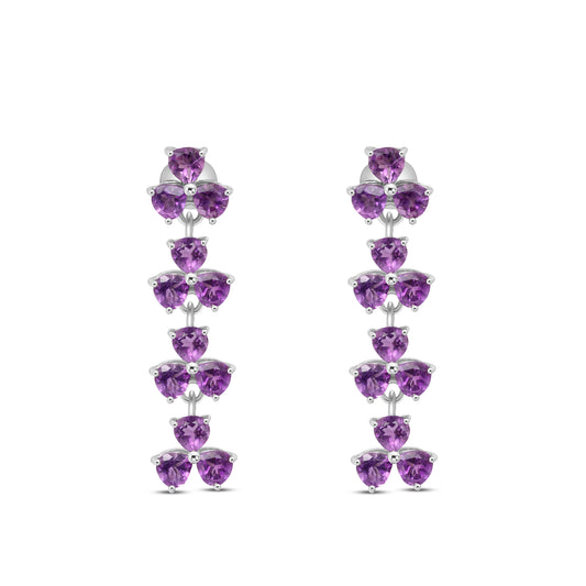 Blossora-Amethyst earrings CME- 543