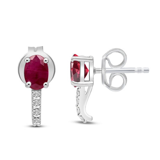 Scarlet-Ruby Earrings CME- 544