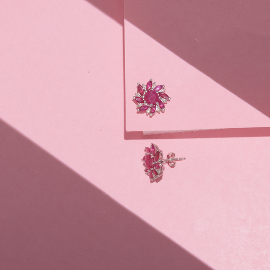 Anvika - Ruby Earrings - CME-505