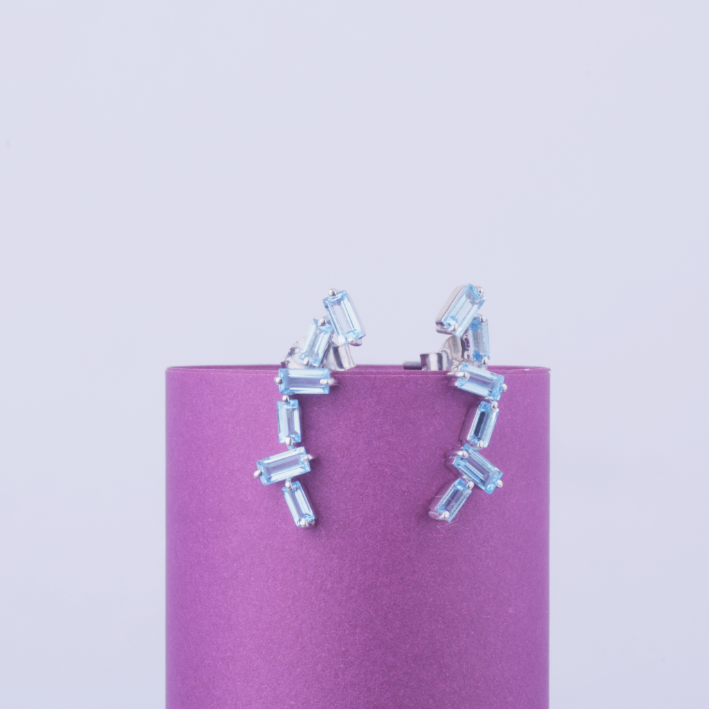 Saanvi - Aquamarine Earclimber - CME-508