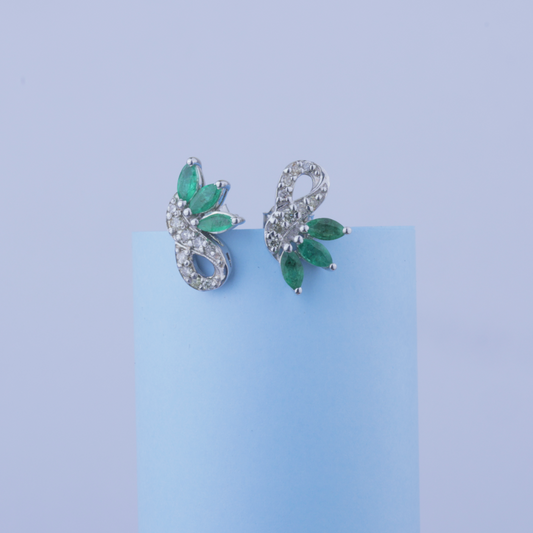 Pakhi - Emerald Earrings - CME-509