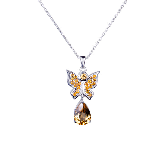 Sharanya - Citrine Pendant - CMP-110