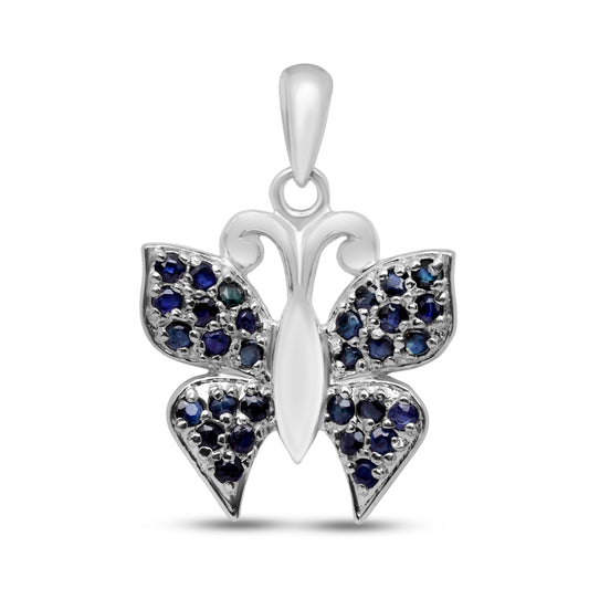 Evania- Sapphire Butterfly Pendant CMP- 129