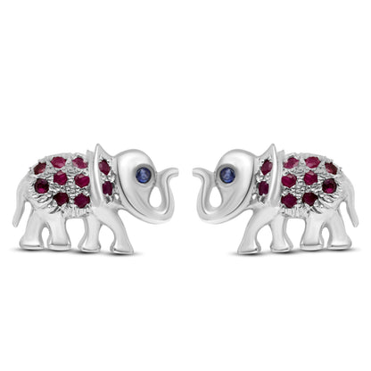 Ruby Elephant Earring CMP- 131