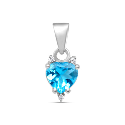 Skye-Blue Topaz Pendant CMP- 144