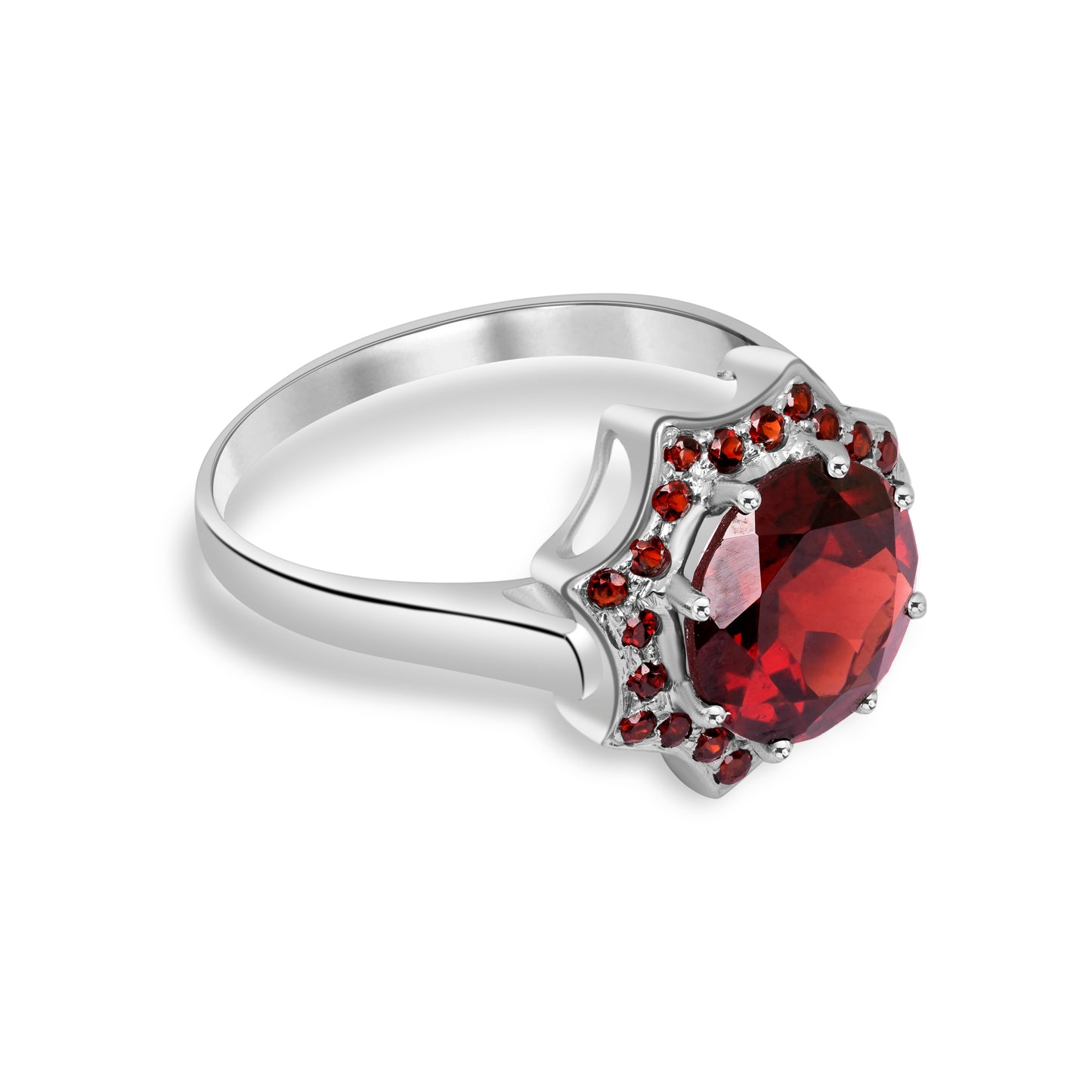 Garnet Set (ring,earring) - CMS-403