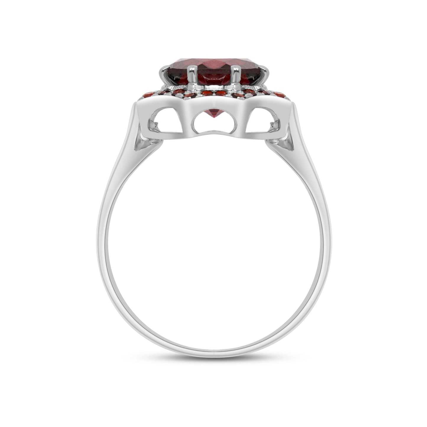 Garnet Set (ring,earring) - CMS-403