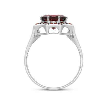 Garnet Set (ring,earring) - CMS-403