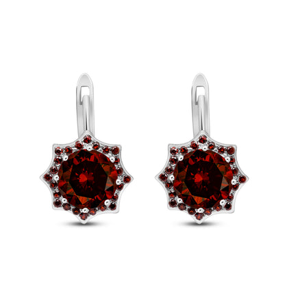 Garnet Set (ring,earring) - CMS-403