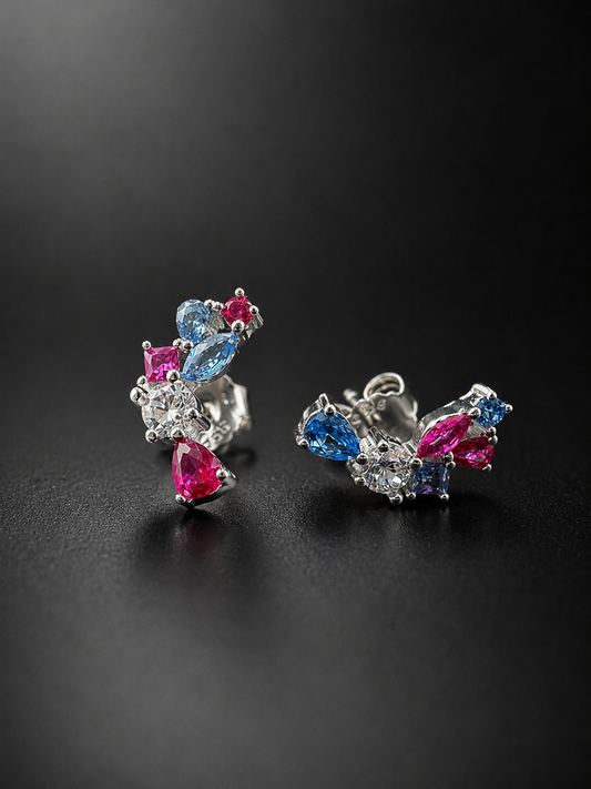 Confetti Cluster Studs