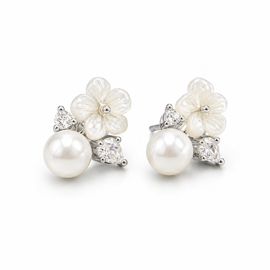 White Garden Studs