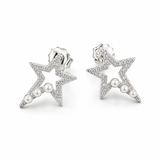 Pearl Star Studs
