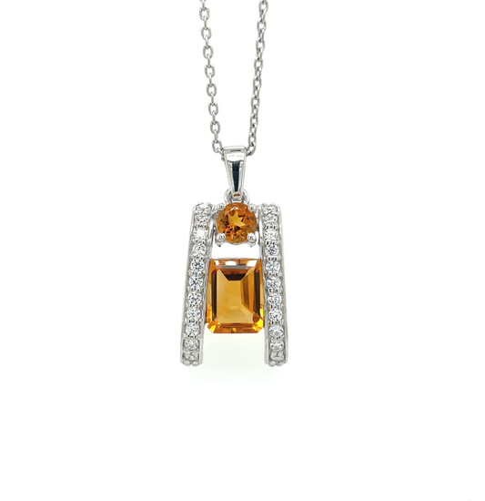 Zariel-Citrine Pendant CMP-116