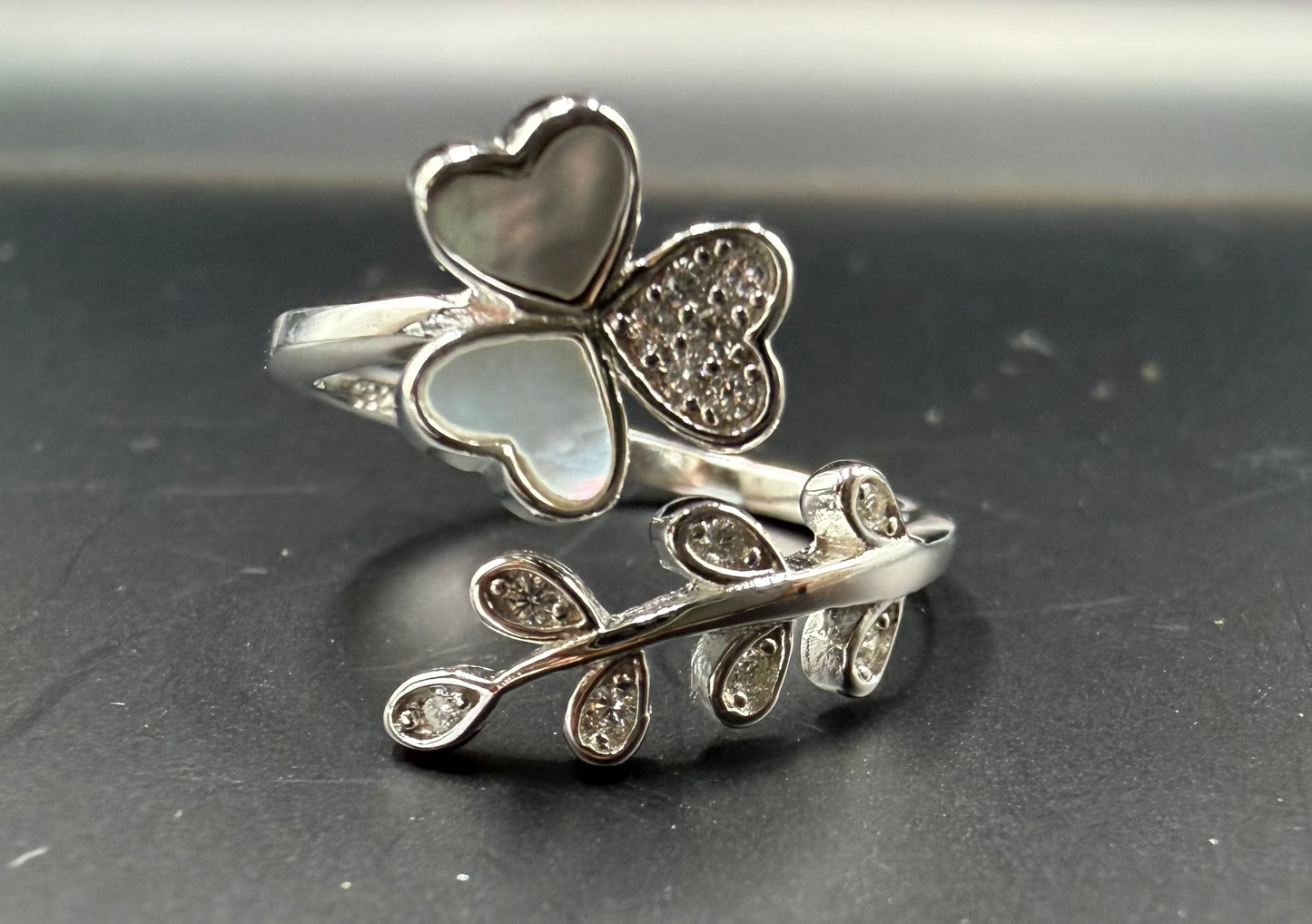 Flower & Leaf Wrap Ring