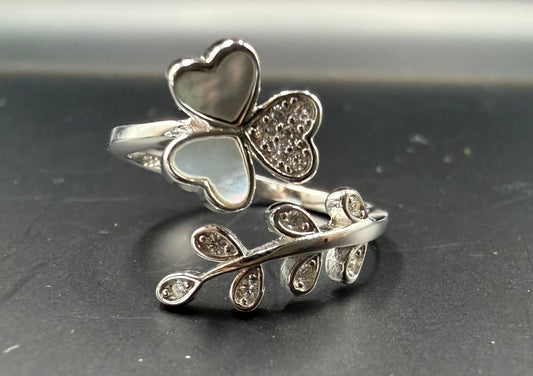 Flower & Leaf Wrap Ring
