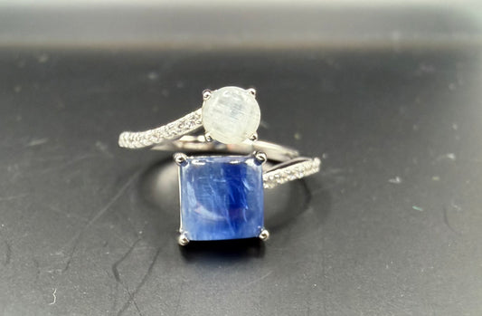 Kyanite Duo Ring Set