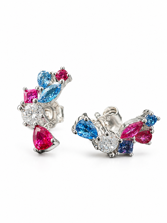 Confetti Cluster Studs