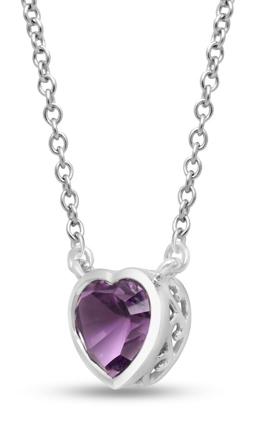 Amethyst pendant with Chain